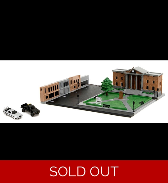 Jada Back To The Future Hill Valley Courthouse Nano Scene